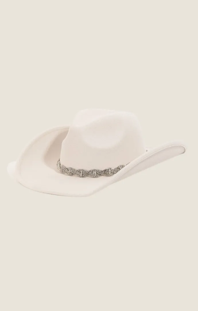 Marlow Rhinestone Chain Cowboy Hat