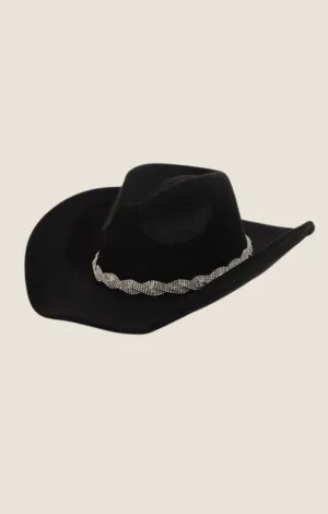 Marlow Rhinestone Chain Cowboy Hat