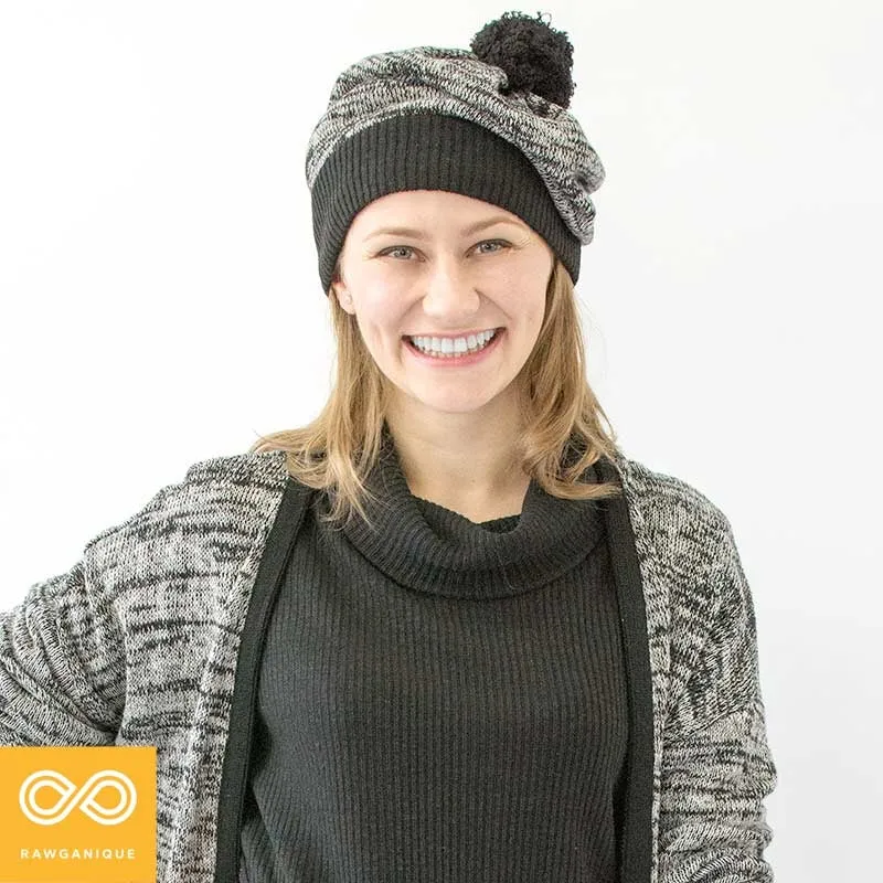 MATISSE 100% Organic Linen Winter Pompom Hat (Unisex)