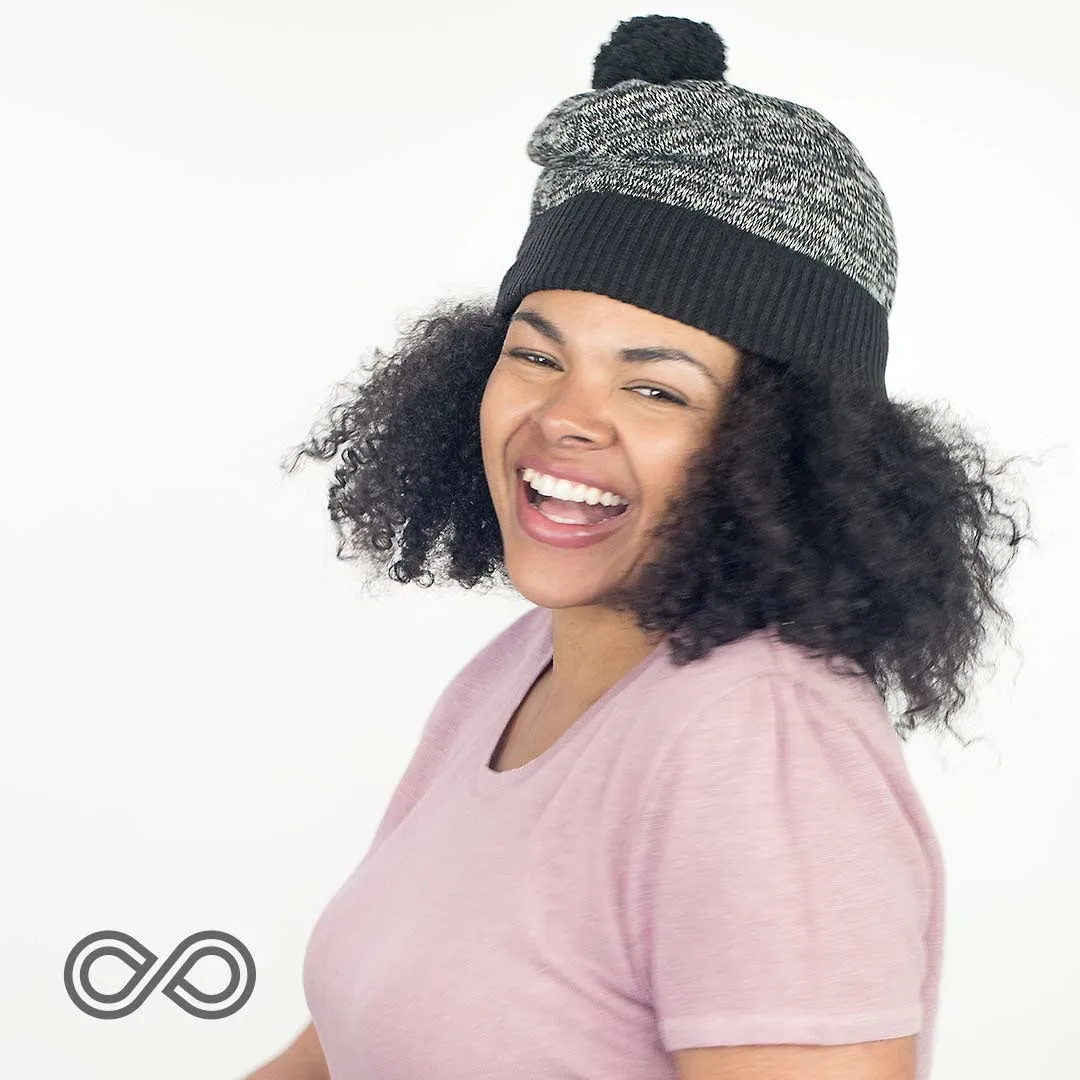 MATISSE 100% Organic Linen Winter Pompom Hat (Unisex)
