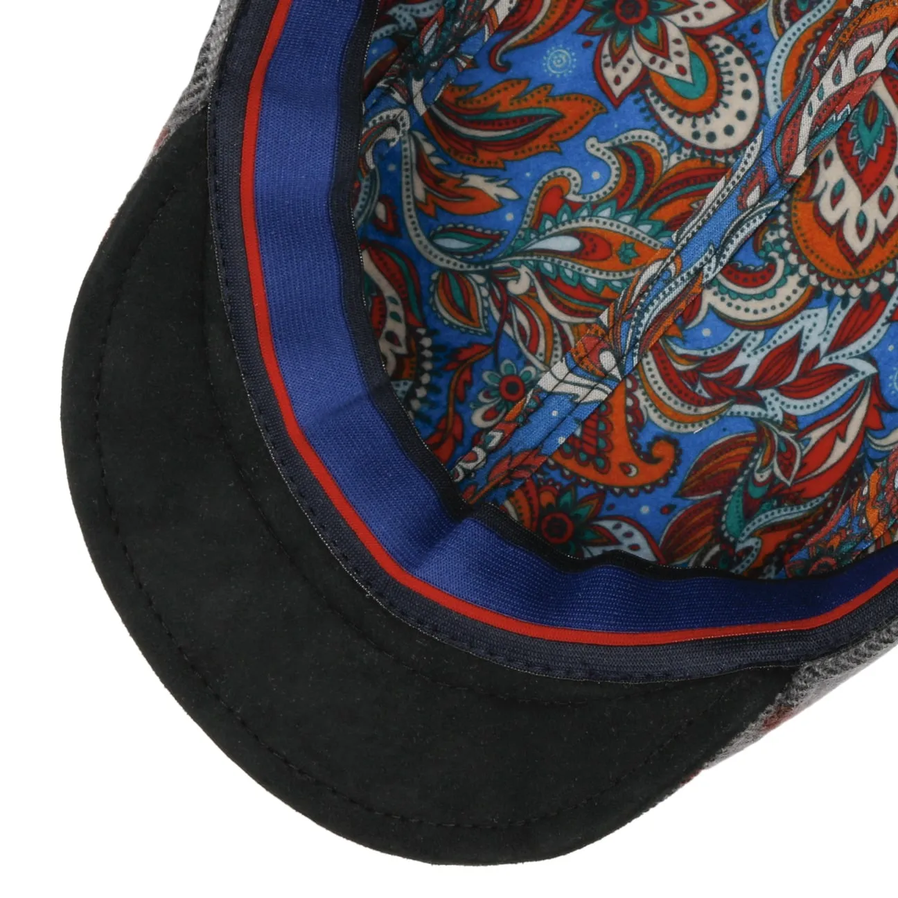 Mattrick Wool Check Flat Cap by Lierys