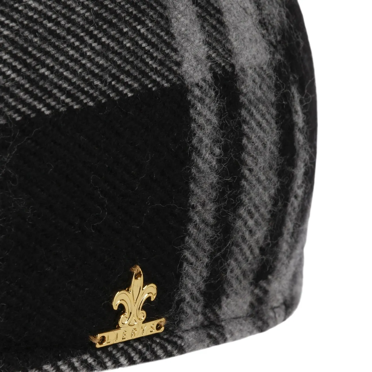 Mattrick Wool Check Flat Cap by Lierys