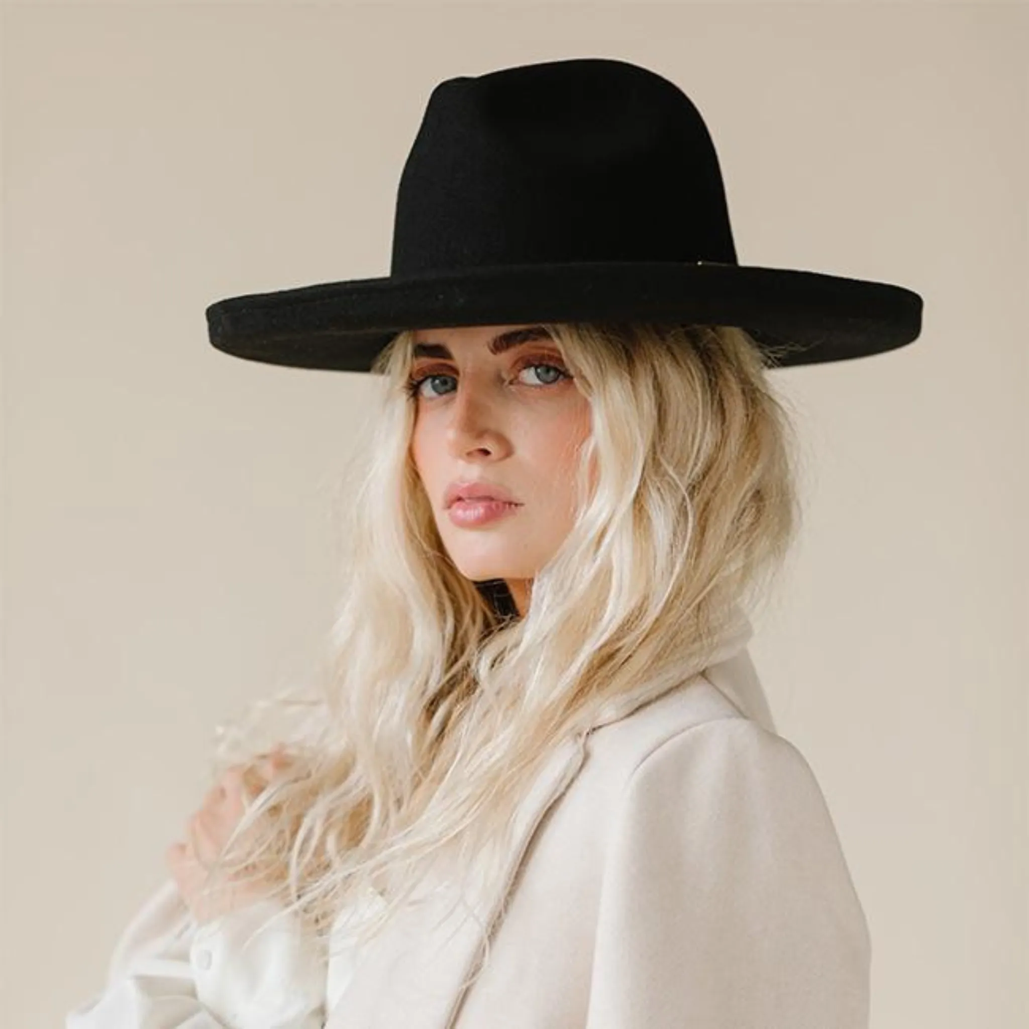 Maude Pencil Brim-Black