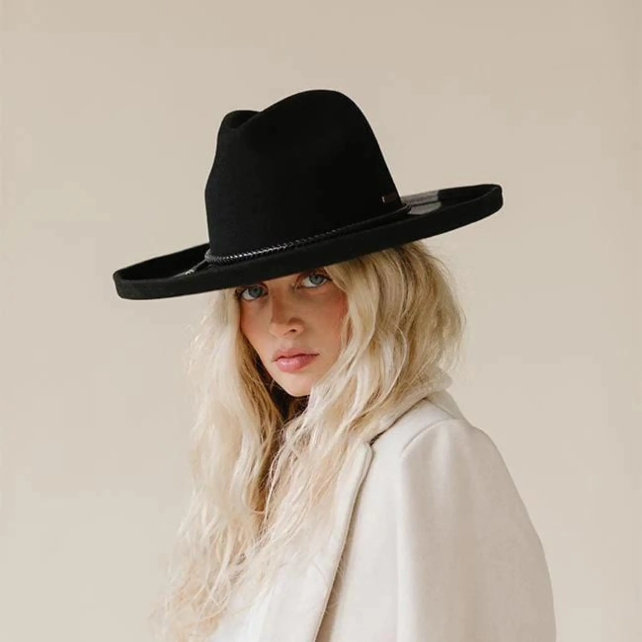 Maude Pencil Brim-Black