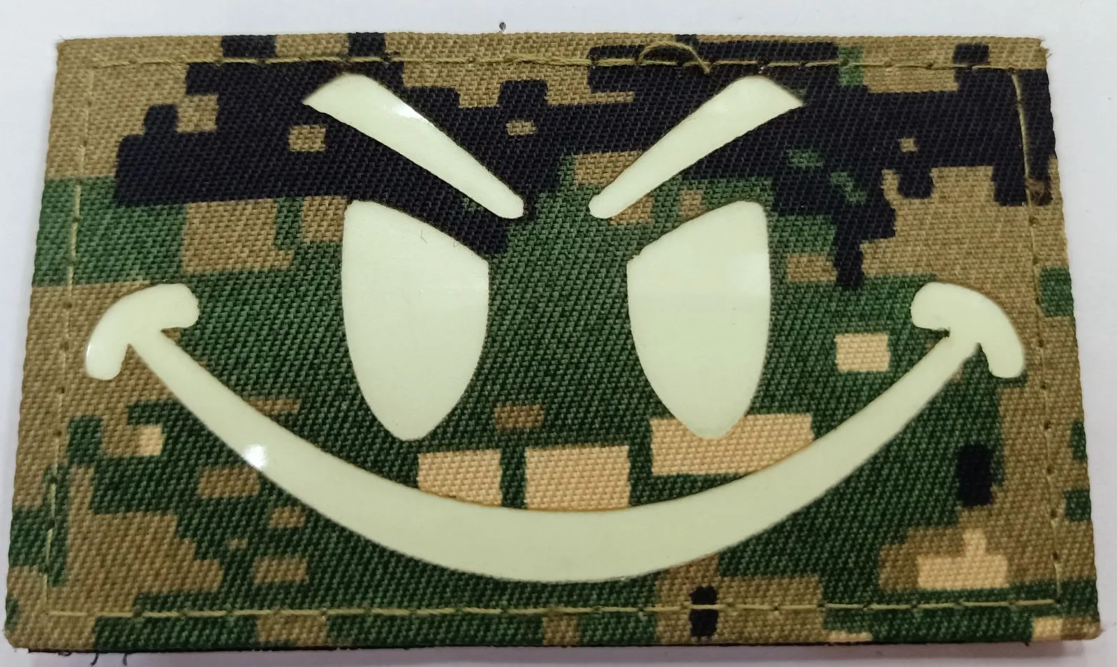 Mean Smile Glow in the Dark Morale Patch