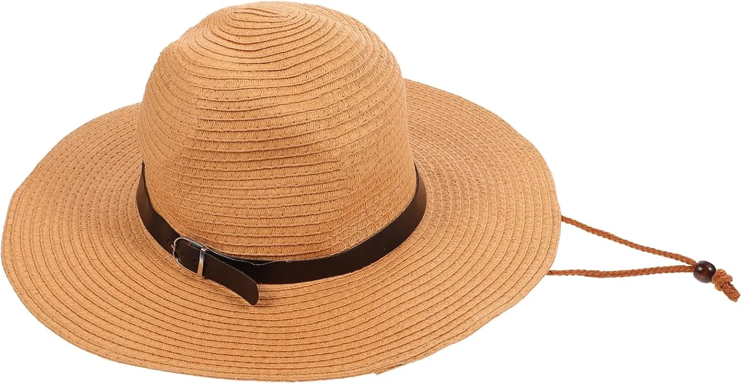 Men Wide Brim Hat Hats UK Straw Summer Hat Outdoor Beach Hat para Boater Sun Hat Cloche Sunproof Caps