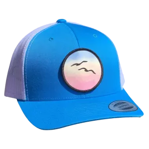 Men's Curved Brim Trucker w/ Birds