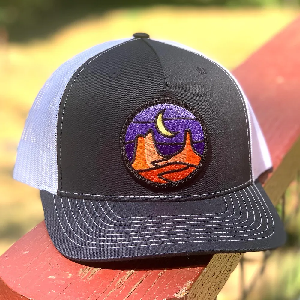 Men's Curved Brim Trucker w/ Desert