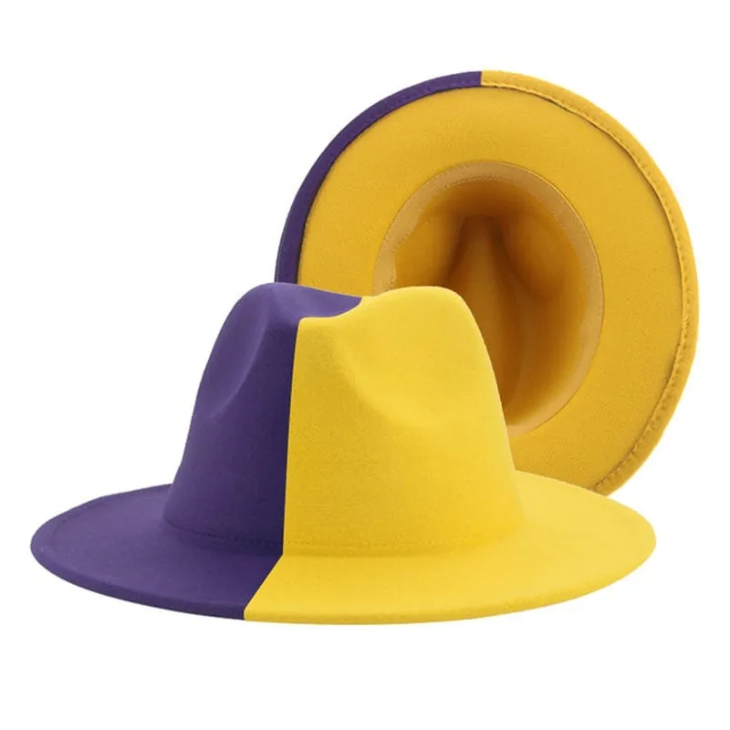 Men's Gradient Felt Fedoras | Popular Male Apparel and Accessories