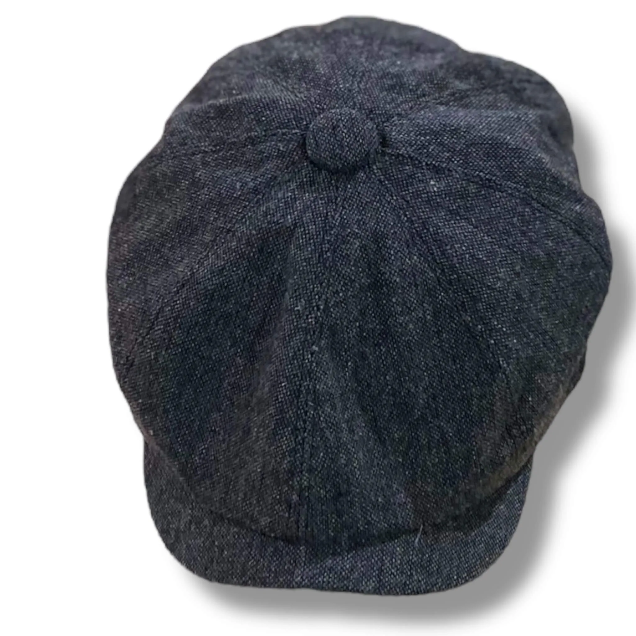 Men's Gray Grain Newsboy Cap