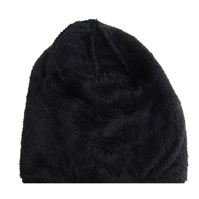 Mens Insulated Thermal Fleece Lined Comfort Daily Soft Beanies Winter Hats ZB092