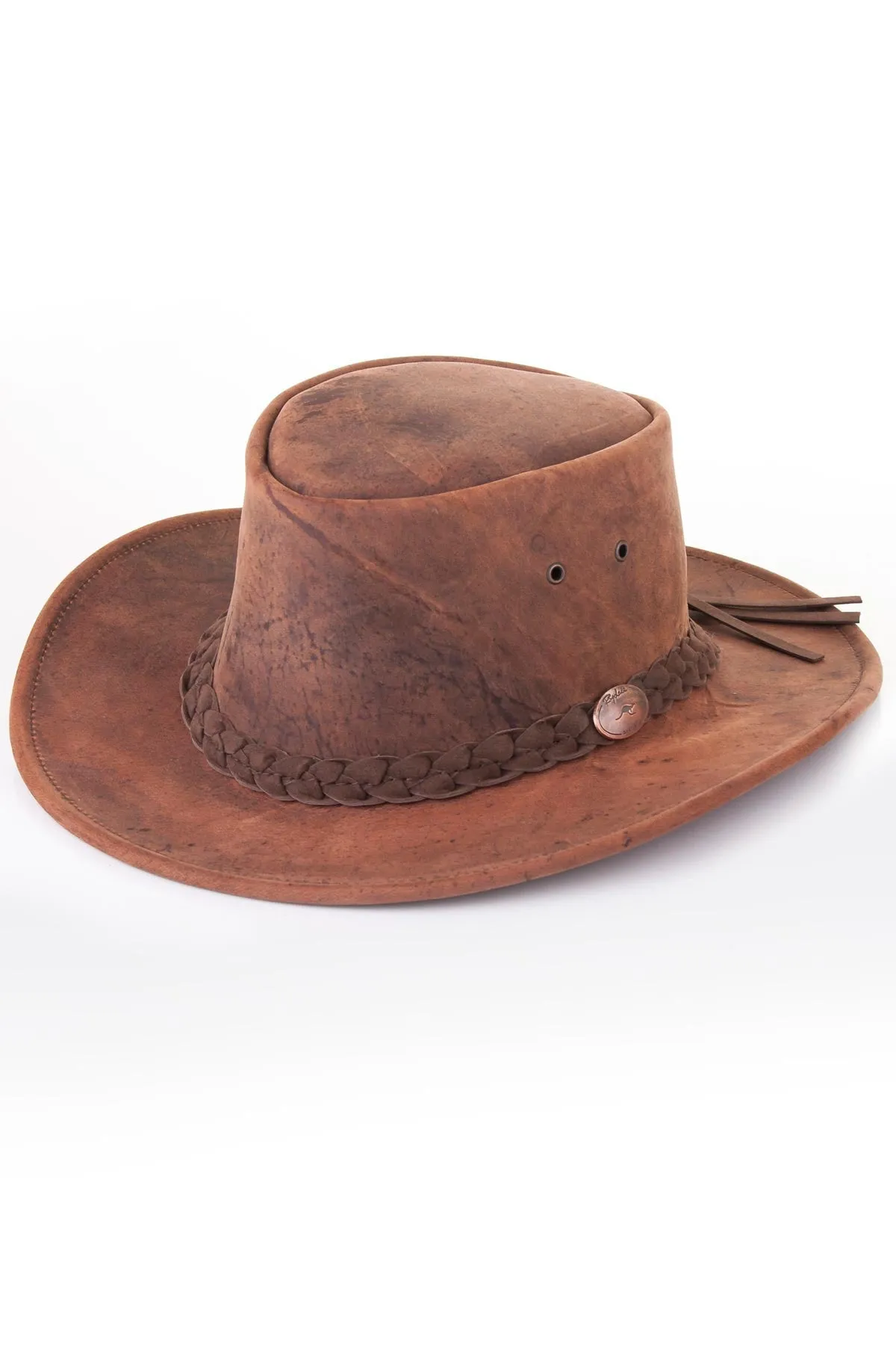 Men's Leather Cowboy Hat