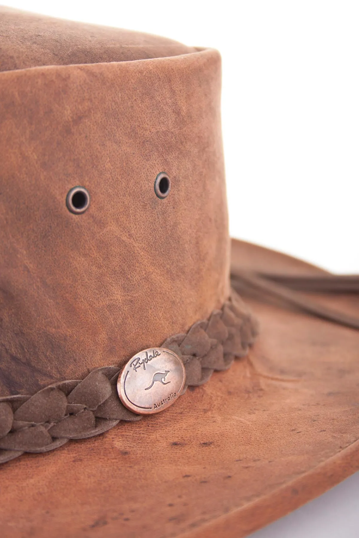 Men's Leather Cowboy Hat