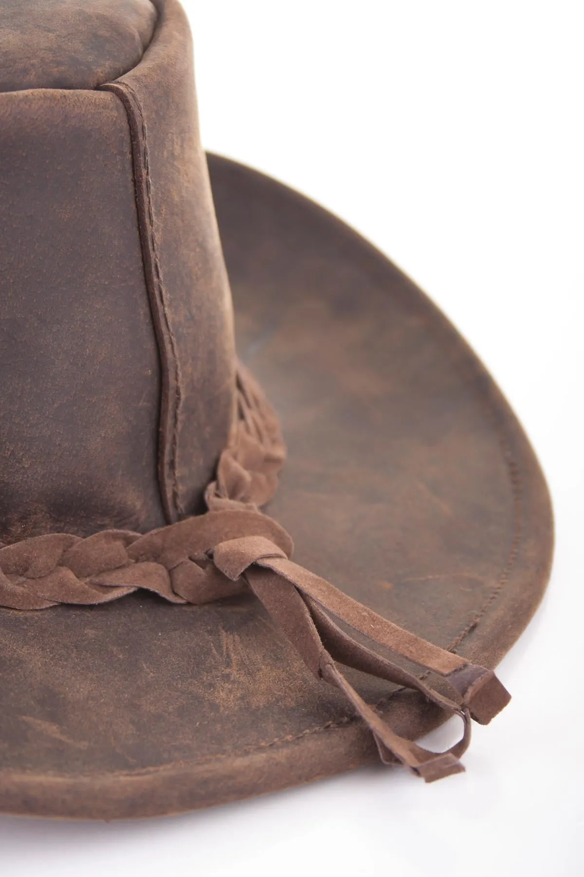 Men's Leather Cowboy Hat