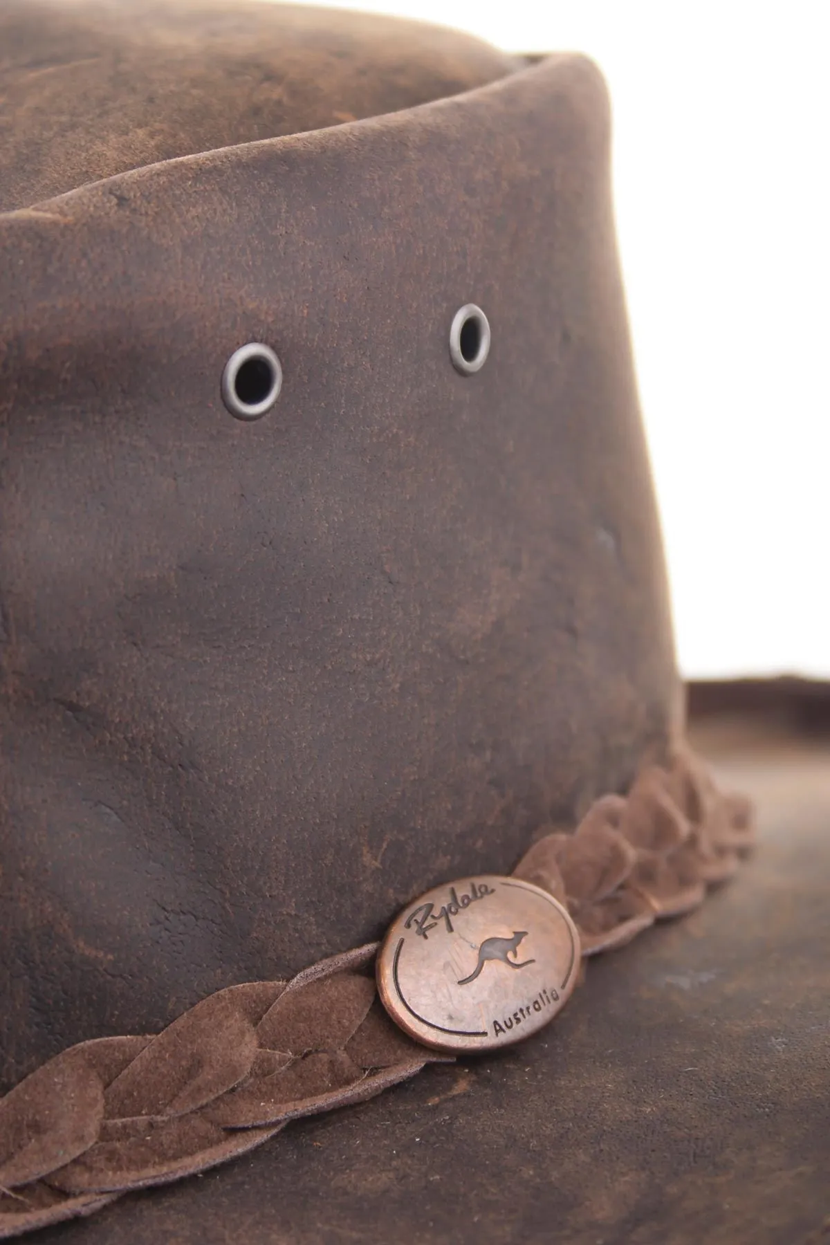 Men's Leather Cowboy Hat
