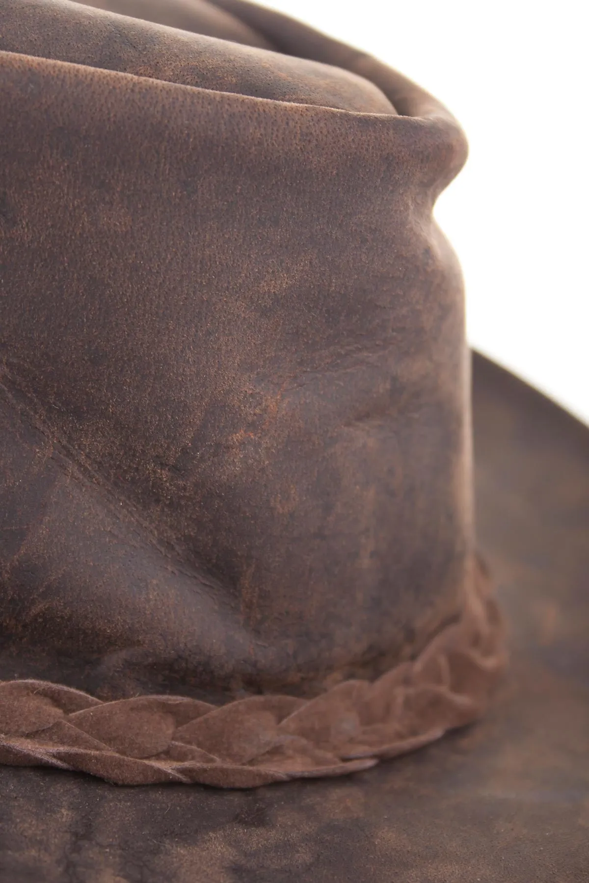 Men's Leather Cowboy Hat