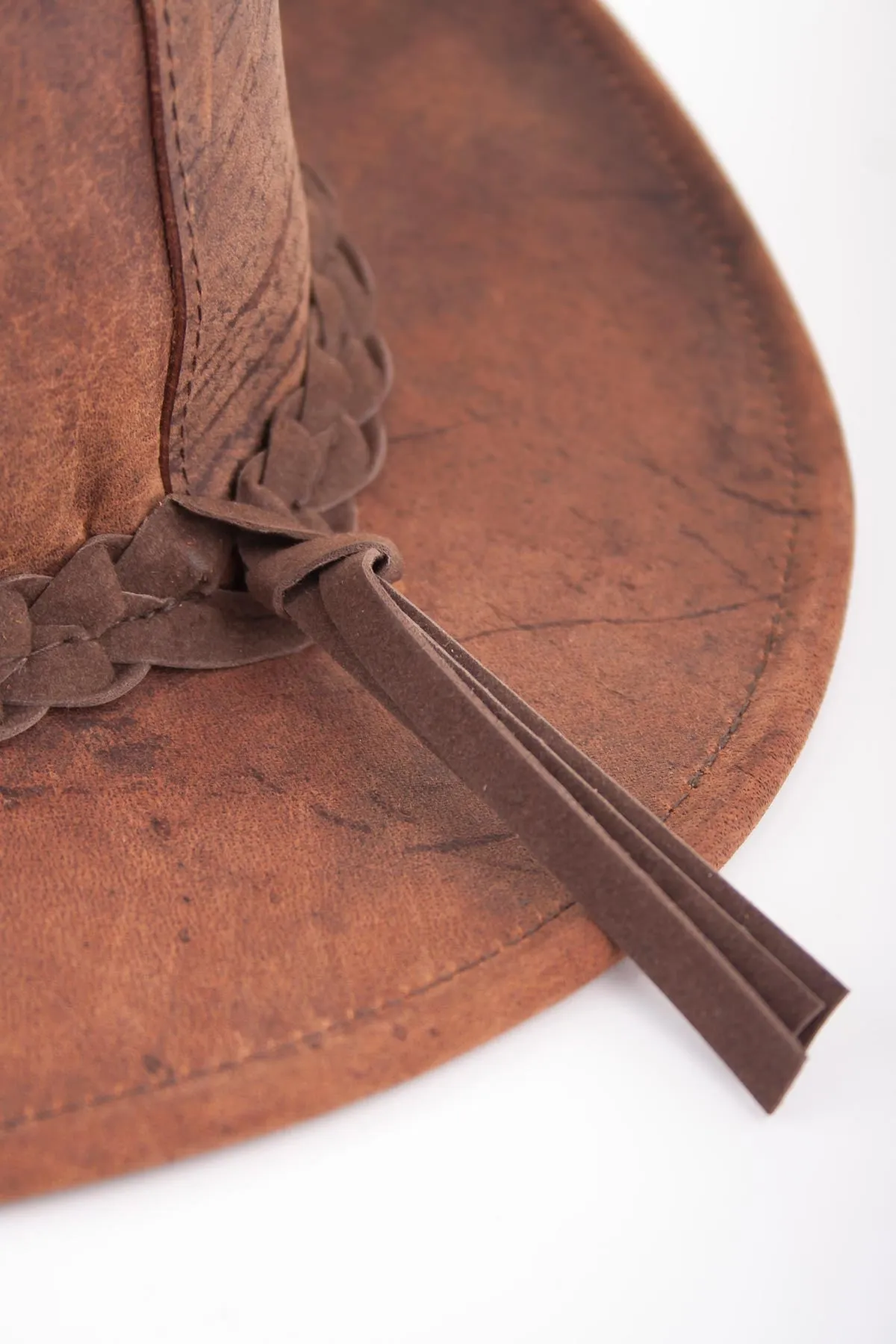 Men's Leather Cowboy Hat