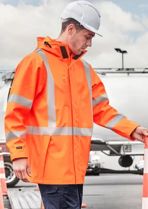 Mens TTMC-W23 Hi Vis X Back Heavy Duty Waterproof Jacket XXS / Orange