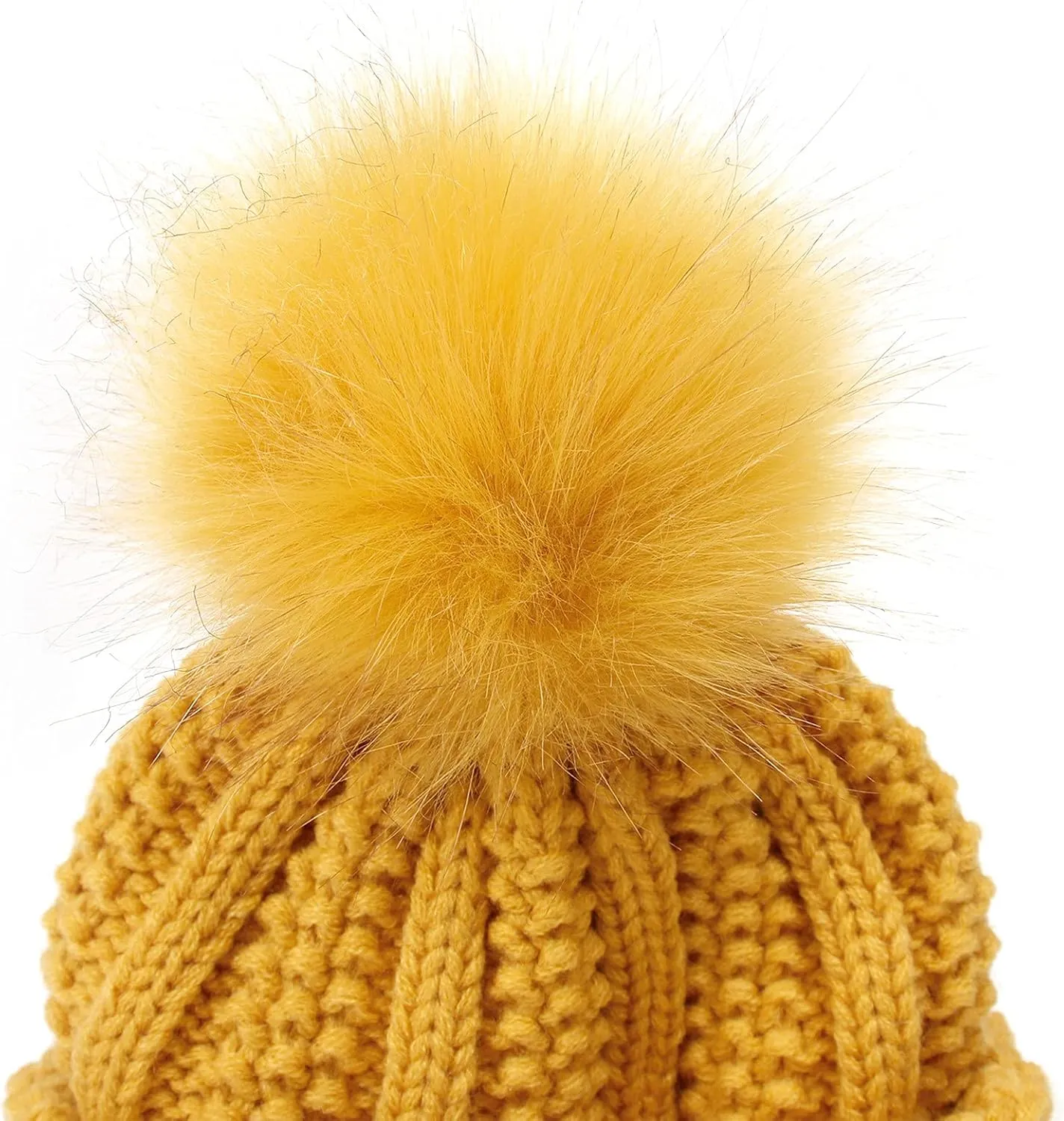 Men's Winter Beanie Hats for Men Women, Women's Knit pom Beanie Warm Cozy Knitted Cuffed Cap Camo Patch Beanie