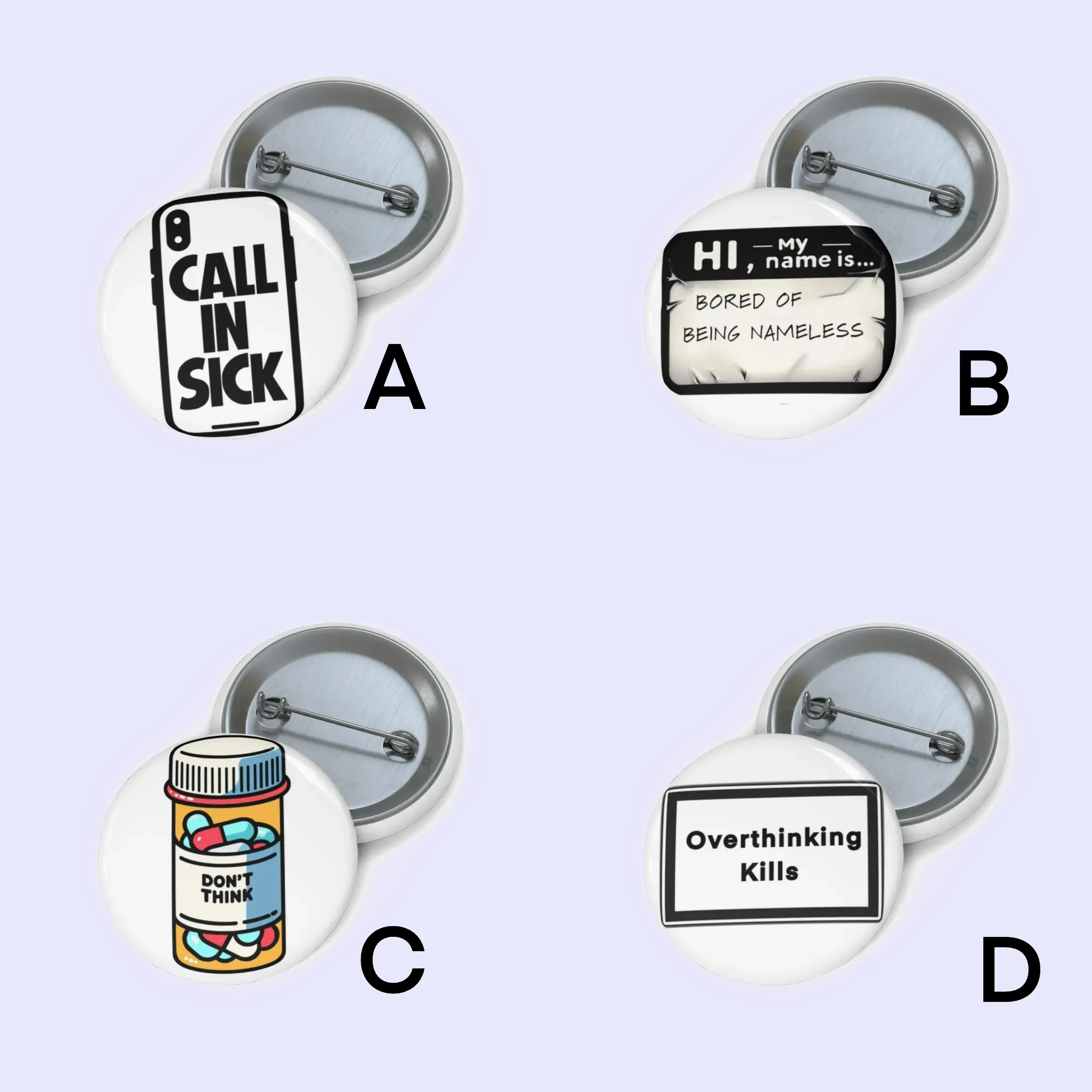 Mental health Pin badge Bundle
