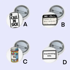 Mental health Pin badge Bundle