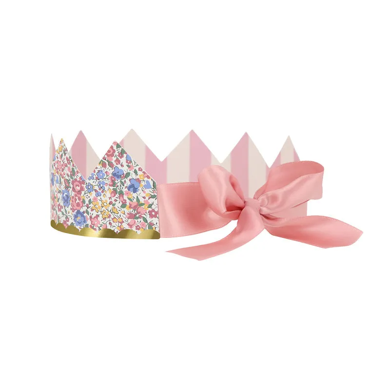Meri Meri x Liberty Party Crowns 8pk.