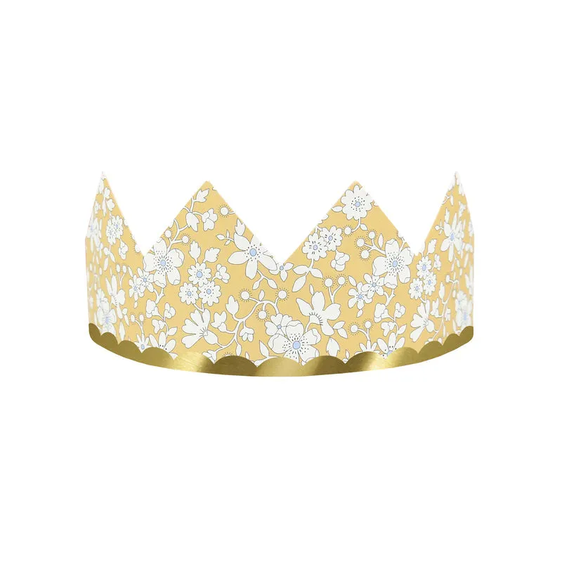 Meri Meri x Liberty Party Crowns 8pk.