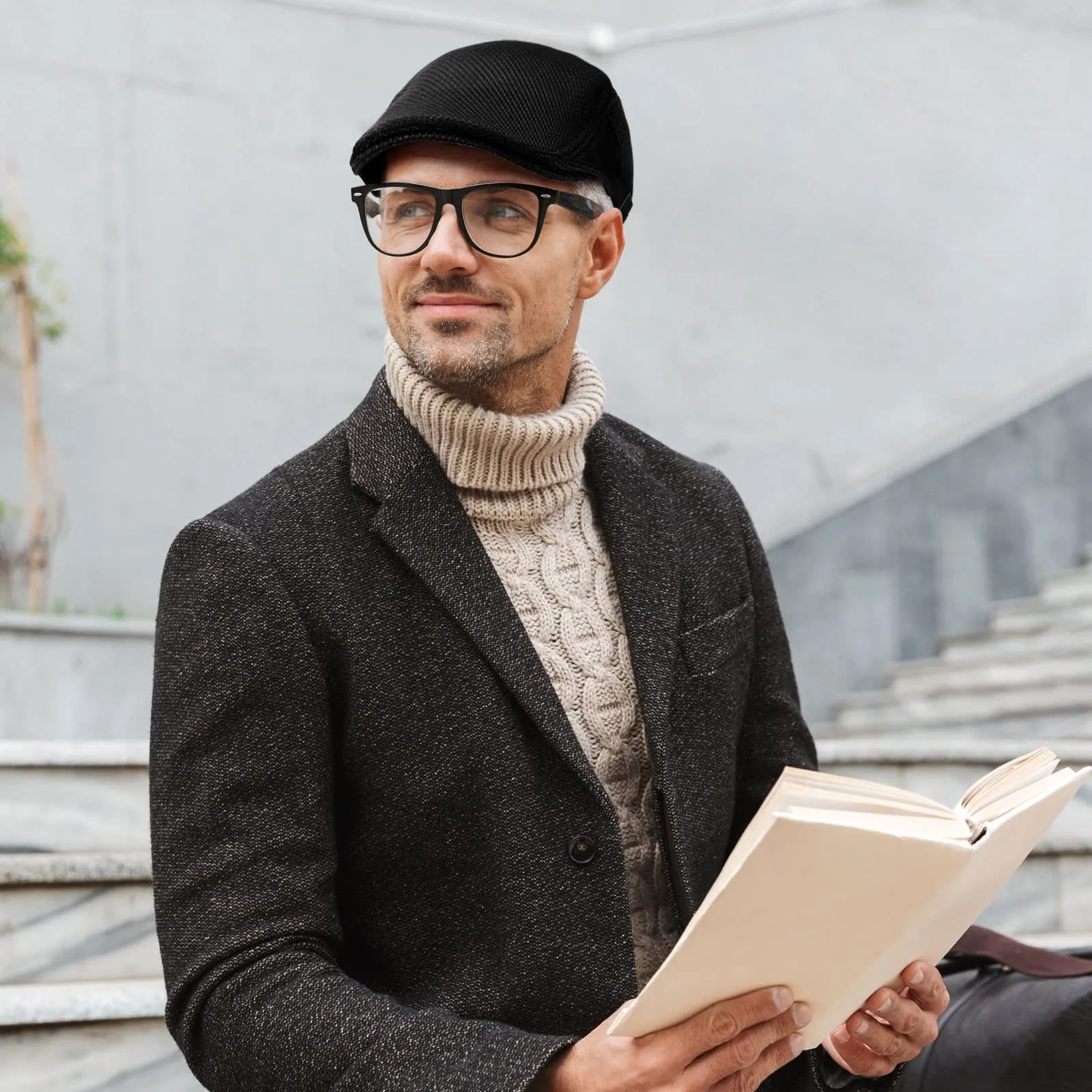 Mesh Breathable Adjustable Beret Cap