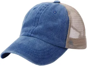 Mesh Plain Adjustable Dad Hats Cap for Men Women Baseball Caps Driving Cap Black Polo Snapback Blank Breathable Low Profile