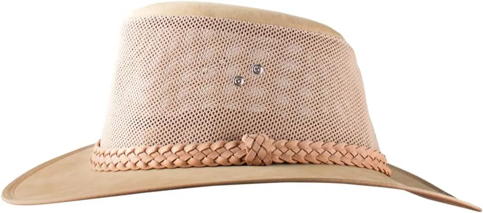 Mesh Safari Hat for Men Soaker Golf Sun Hats Summer Wide Brim Outback Cap