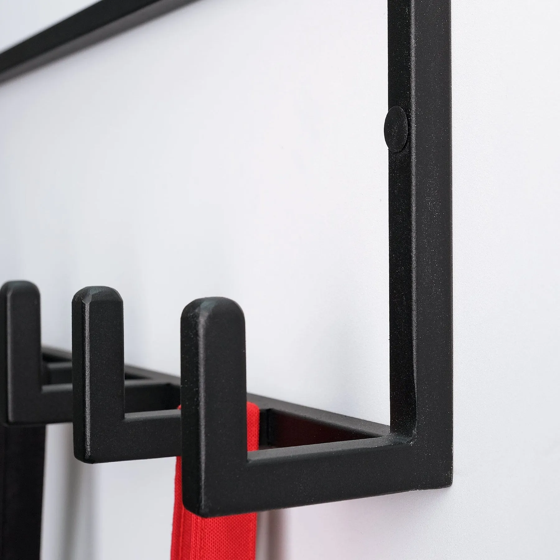 Metal Coat Rack Wall Mounted – Multi-Hook Hanging Rack for Coats, Bags & Hats – Easy Install, Rust-Resistant, Indoor & Outdoor Use