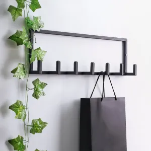 Metal Coat Rack Wall Mounted – Multi-Hook Hanging Rack for Coats, Bags & Hats – Easy Install, Rust-Resistant, Indoor & Outdoor Use