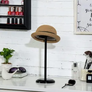 Metal Dome-Shaped Adjustable Height Hat Stands, Set of 2