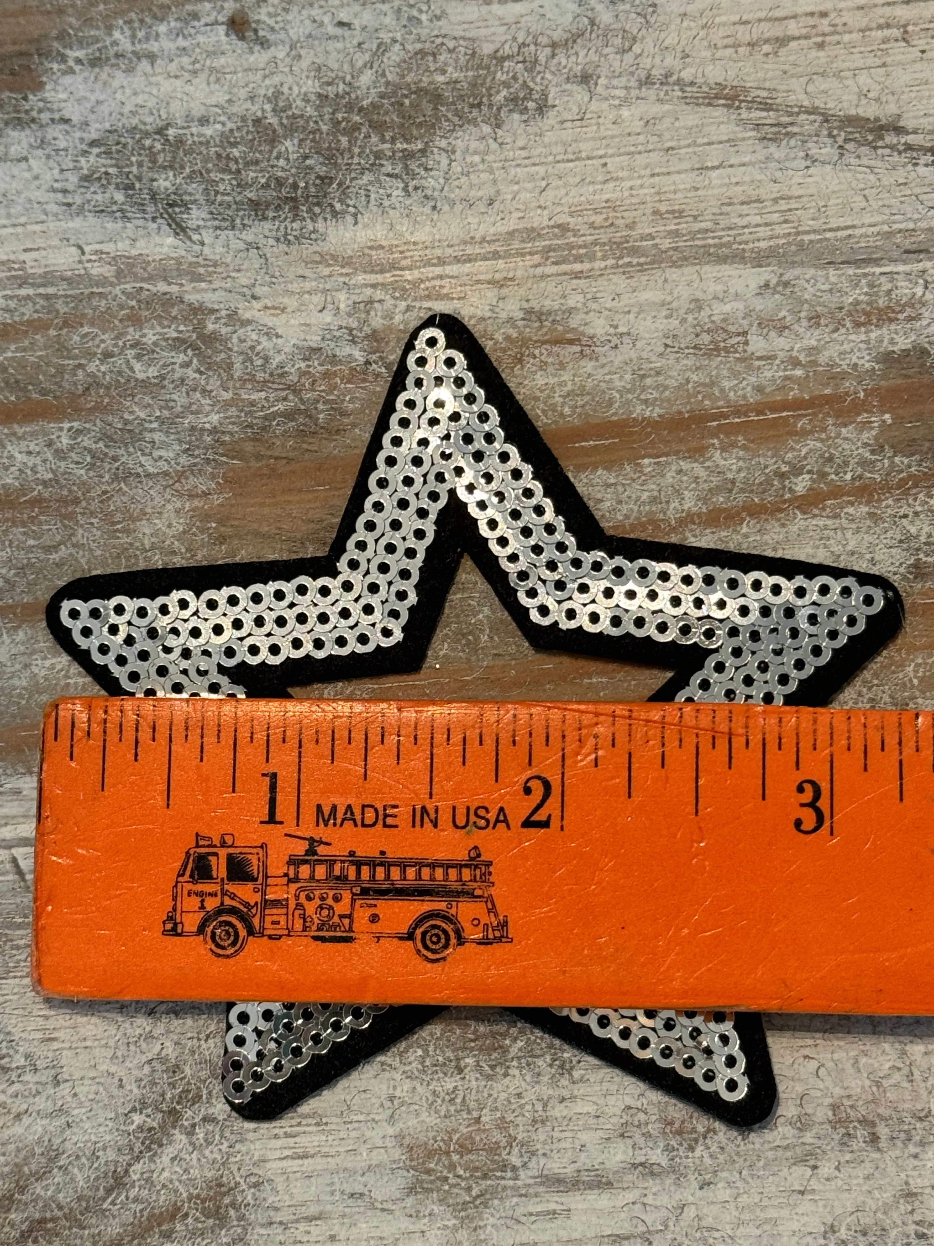 Metallic Star Iron On Patches