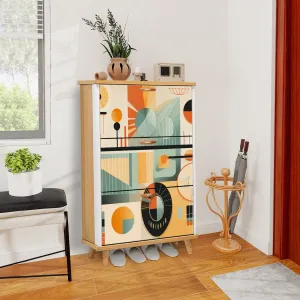 Mid Century Modern Bauhaus Designed Shoe Cabinet