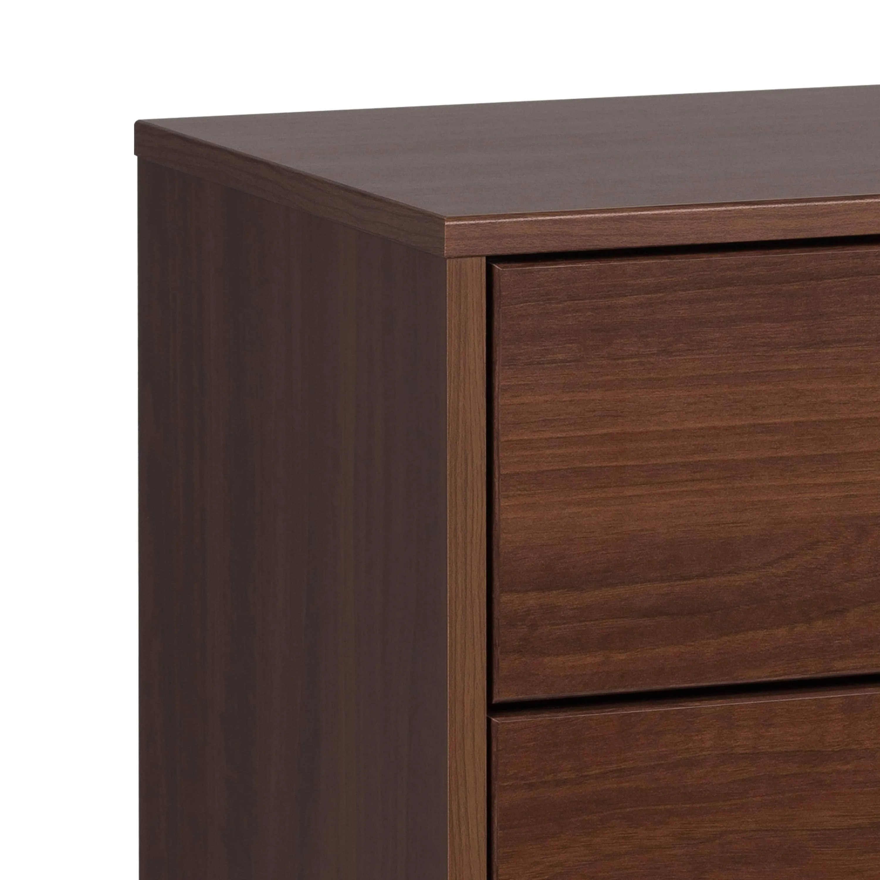 Milo Mid-Century 4 Drawer Chest with Door - Available in 4 Colours
