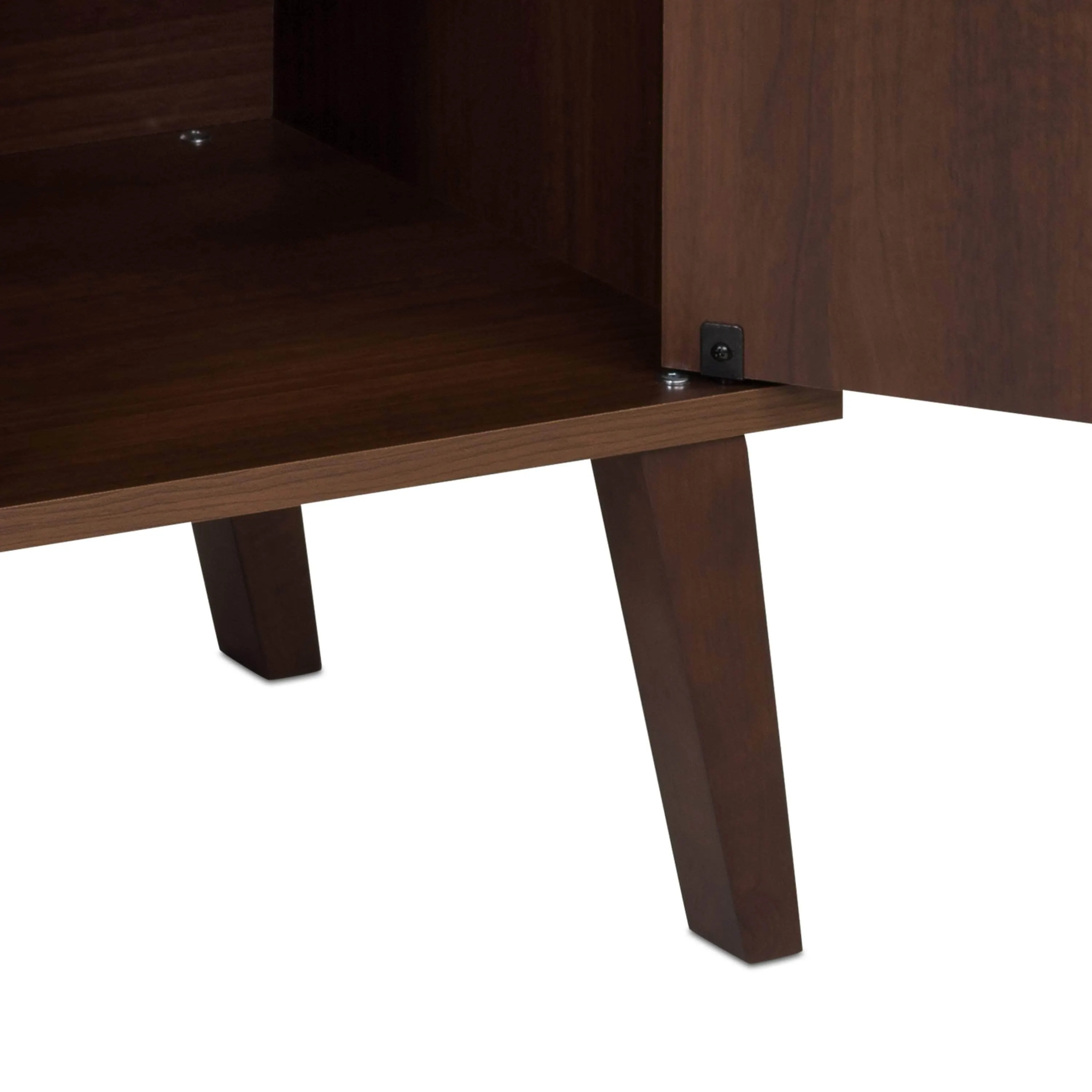 Milo Mid-Century 4 Drawer Chest with Door - Available in 4 Colours