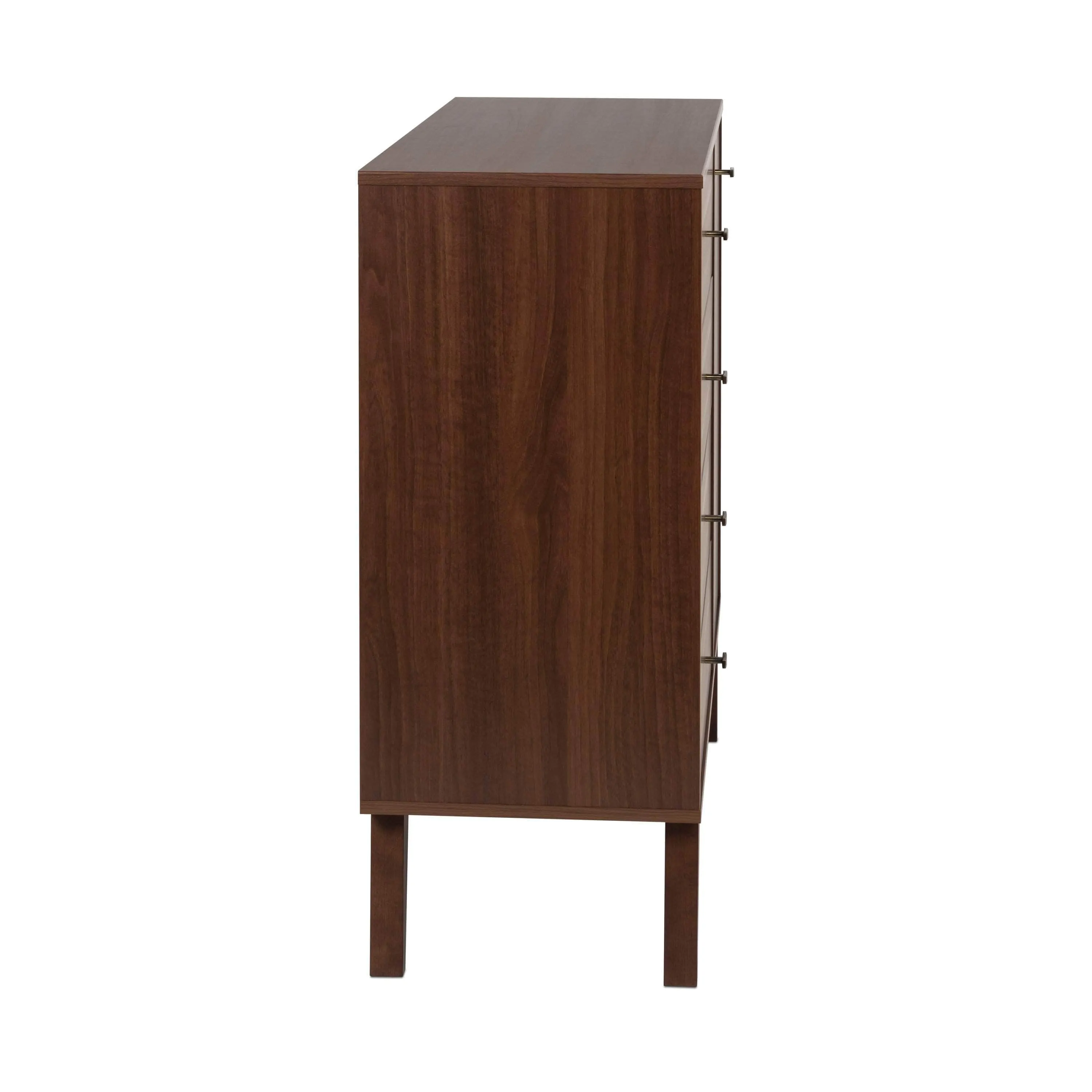 Milo Mid-Century 4 Drawer Chest with Door - Available in 4 Colours