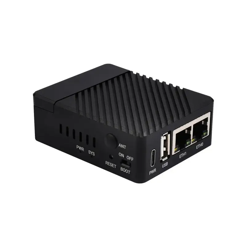 Mini Dual Gigabit Ethernet Base Board for RPi CM4 (Base Board   Case   US Plug)