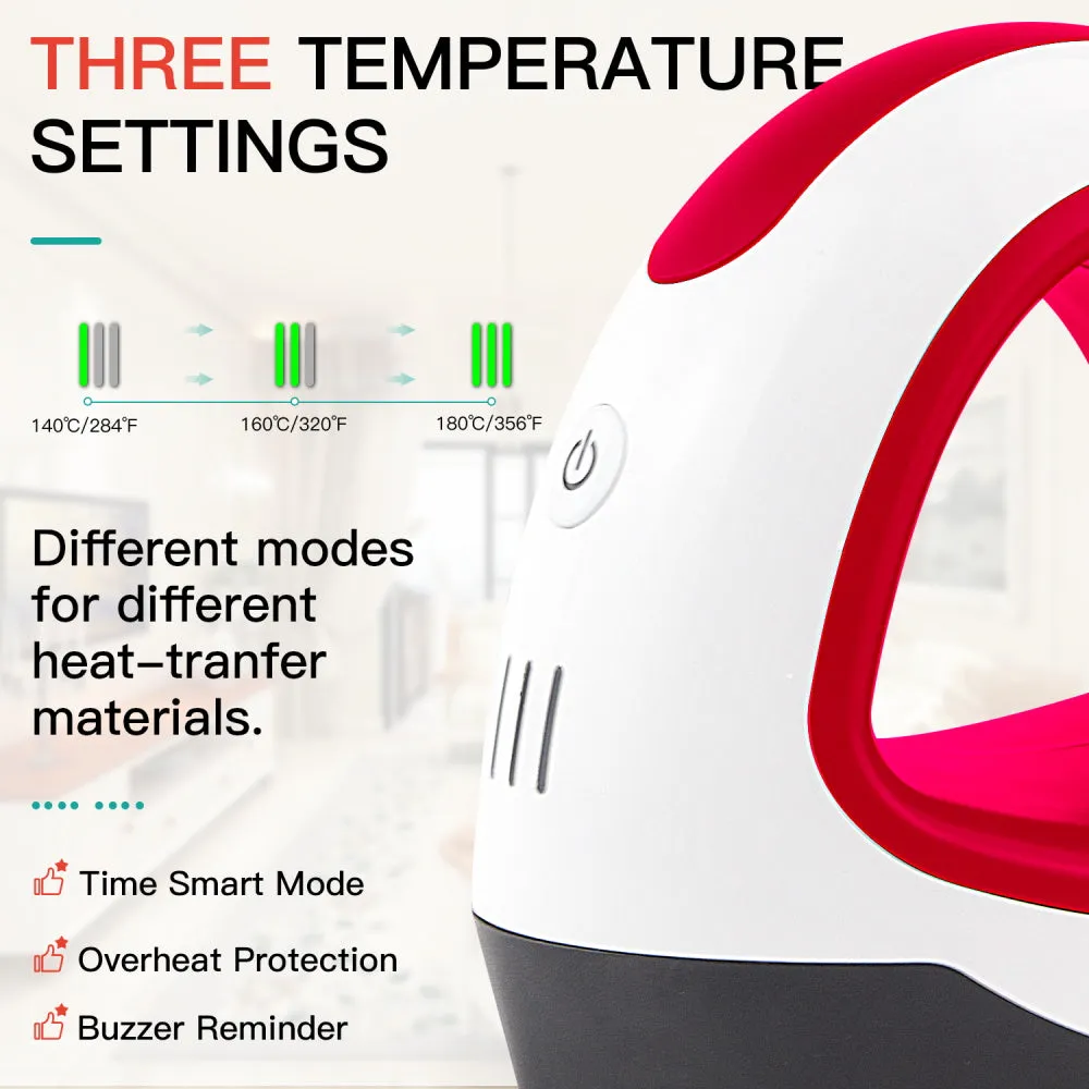 [Mini Heat Press Bundle] Mini Heat Press Machine   Sublimation & HTV Sheets Bundle ≥$60