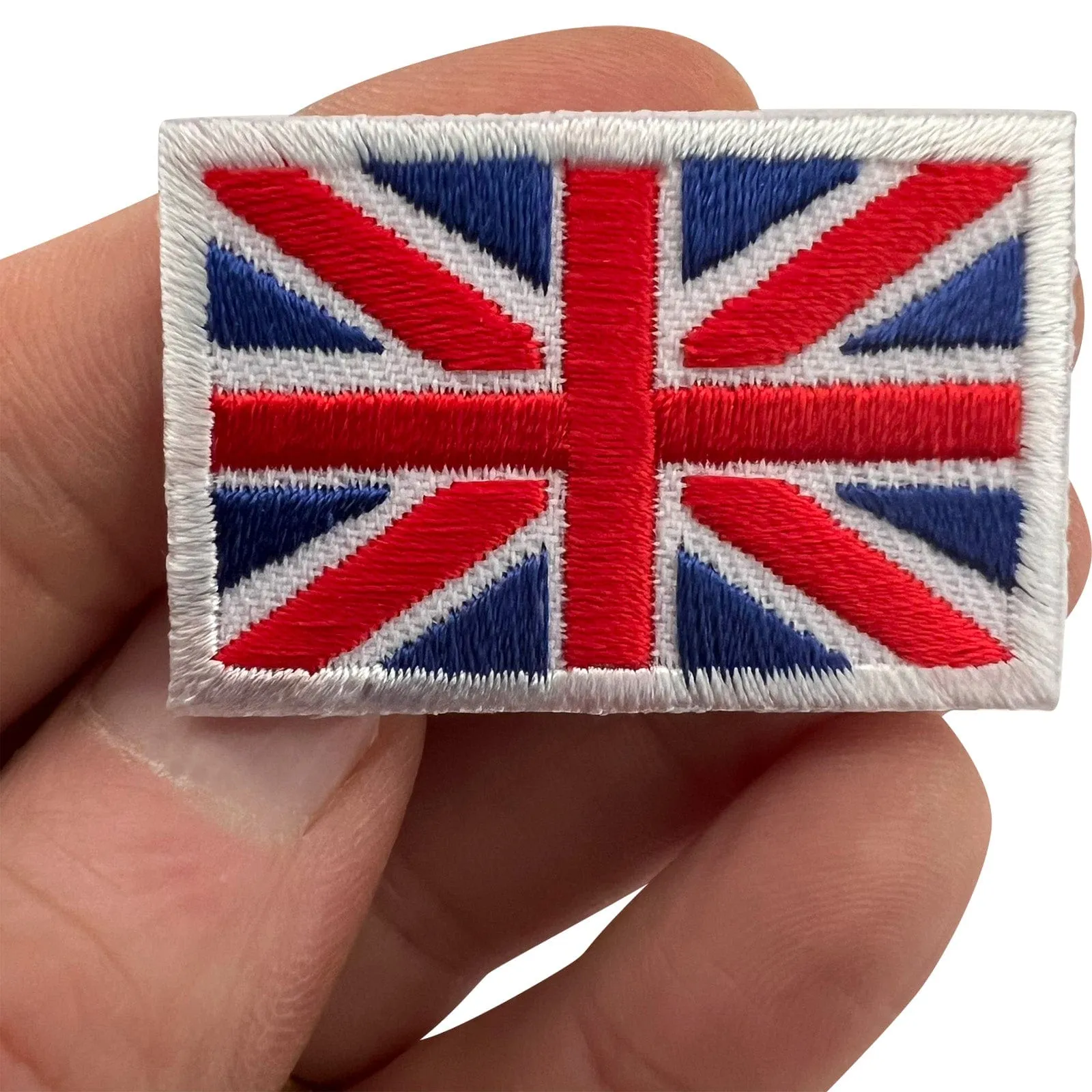 Mini UK Flag Patch Iron Sew On Cloth Small Union Jack British Embroidered Badge