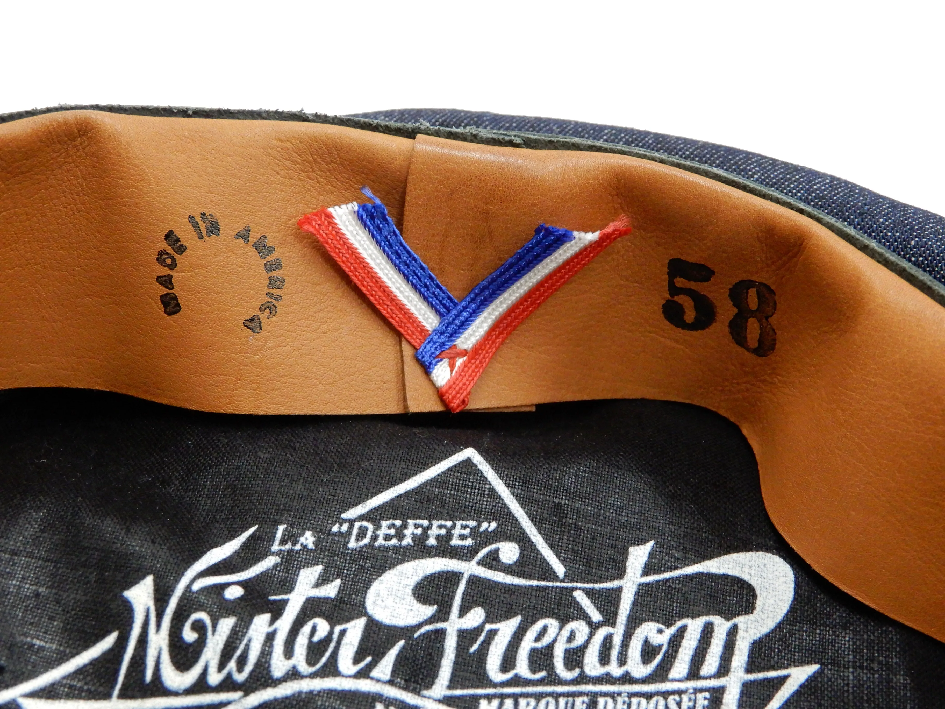 Mister Freedom Sugar Cane ROADSTEADER Cap Men's Denim Nautical Hat SC02566