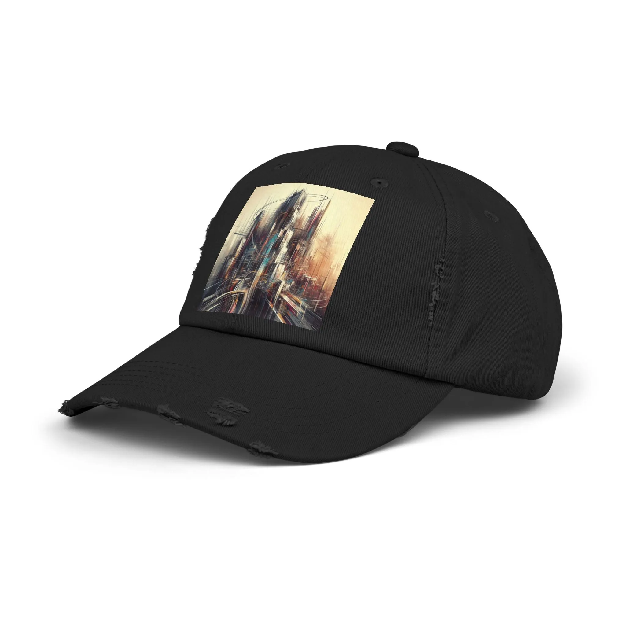 Modern life and buildings Unisex Distressed Cap