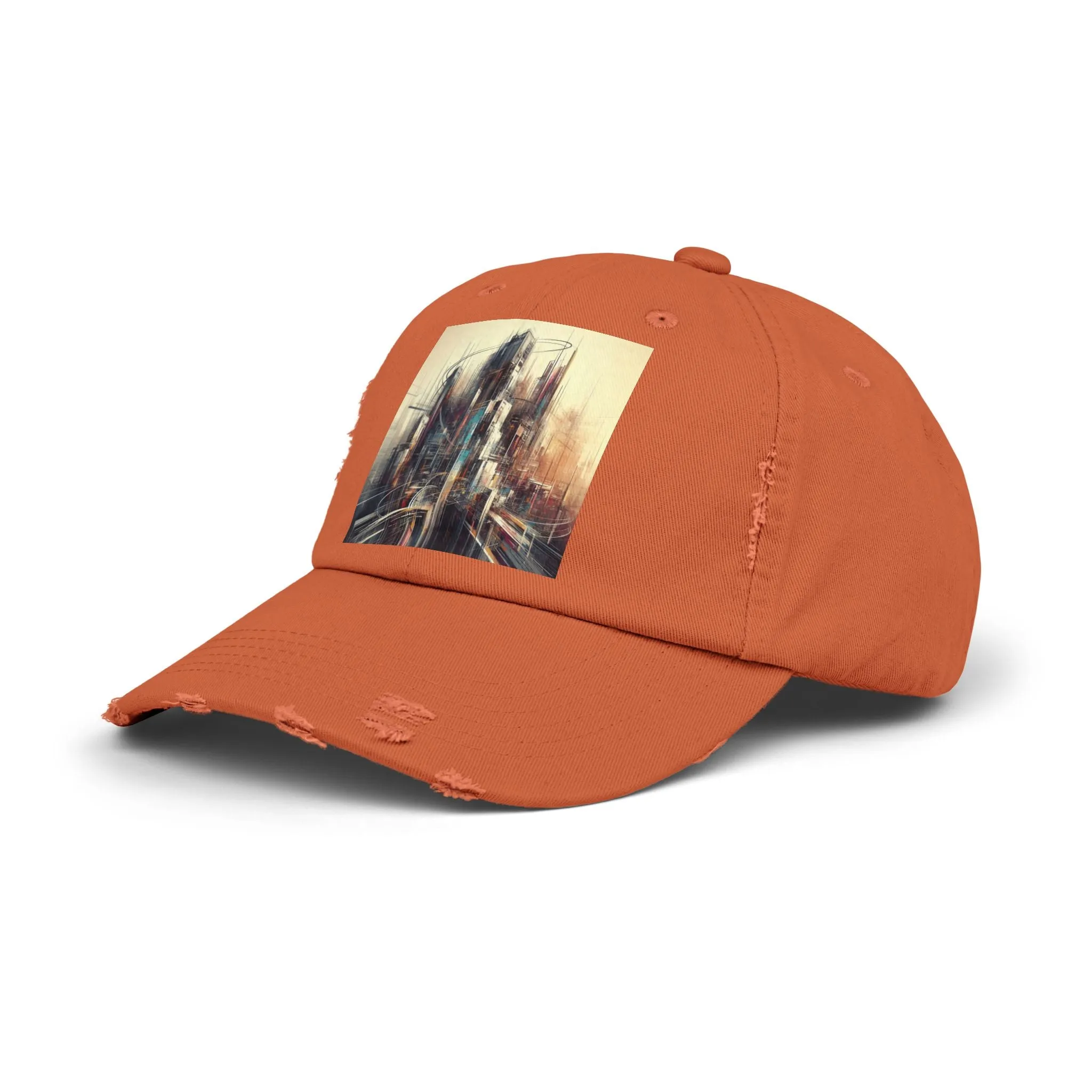 Modern life and buildings Unisex Distressed Cap