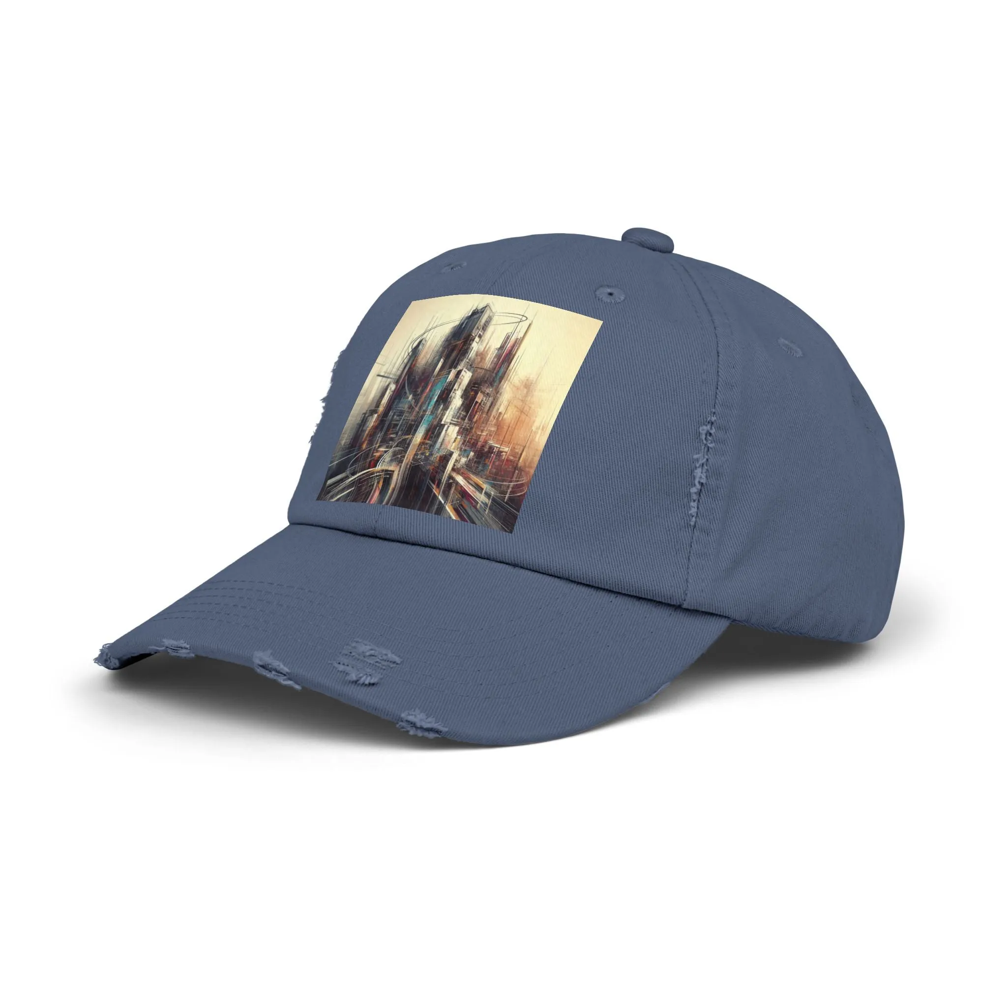 Modern life and buildings Unisex Distressed Cap