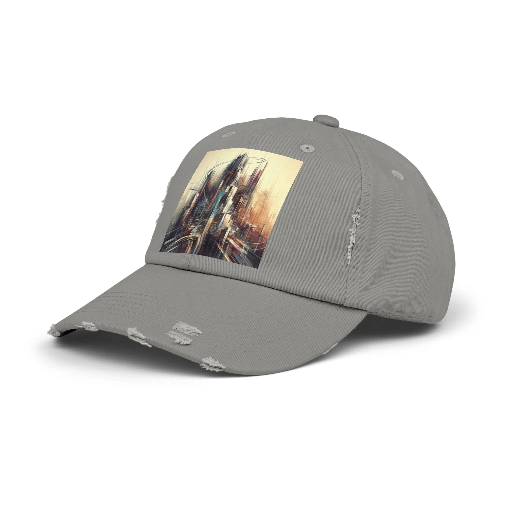 Modern life and buildings Unisex Distressed Cap