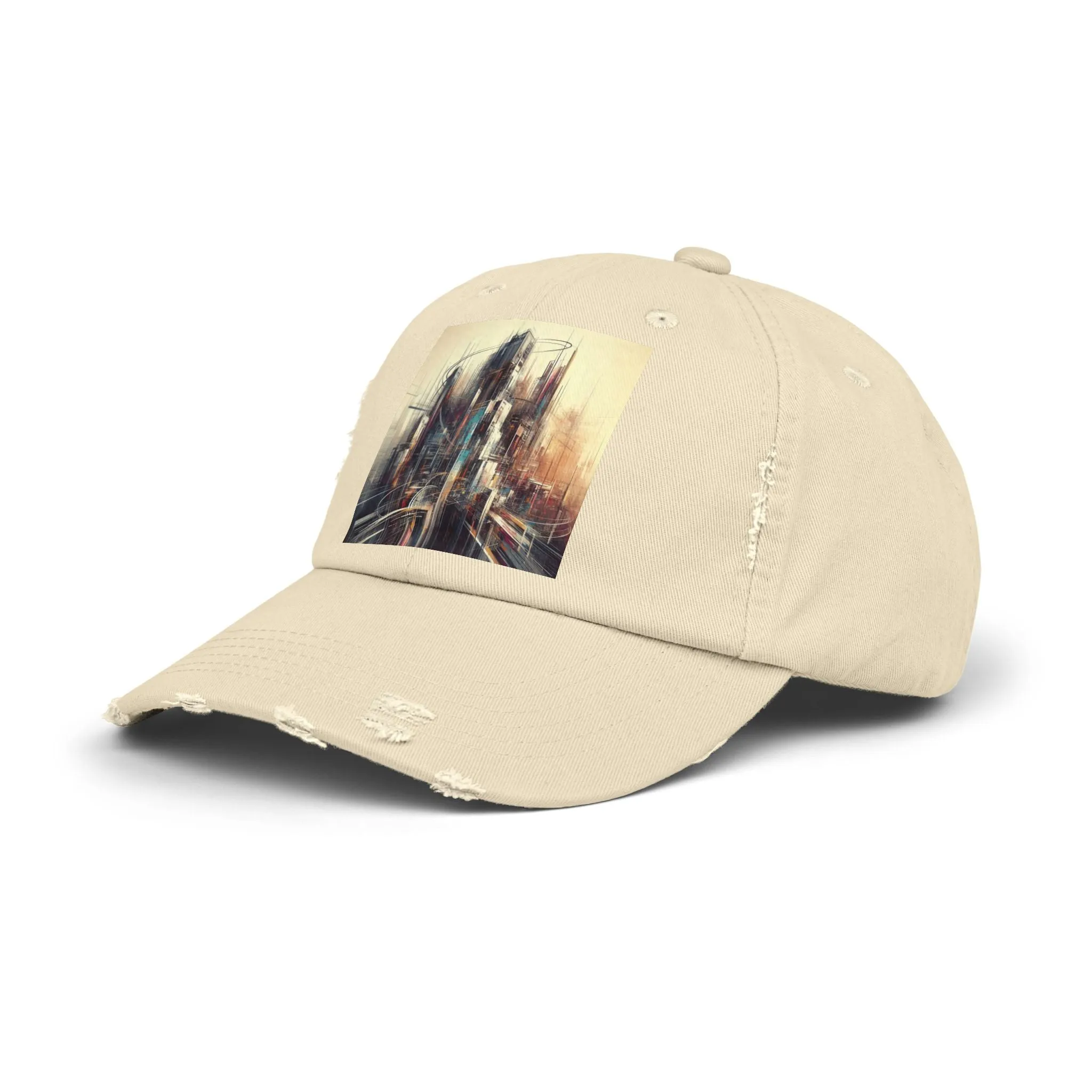 Modern life and buildings Unisex Distressed Cap