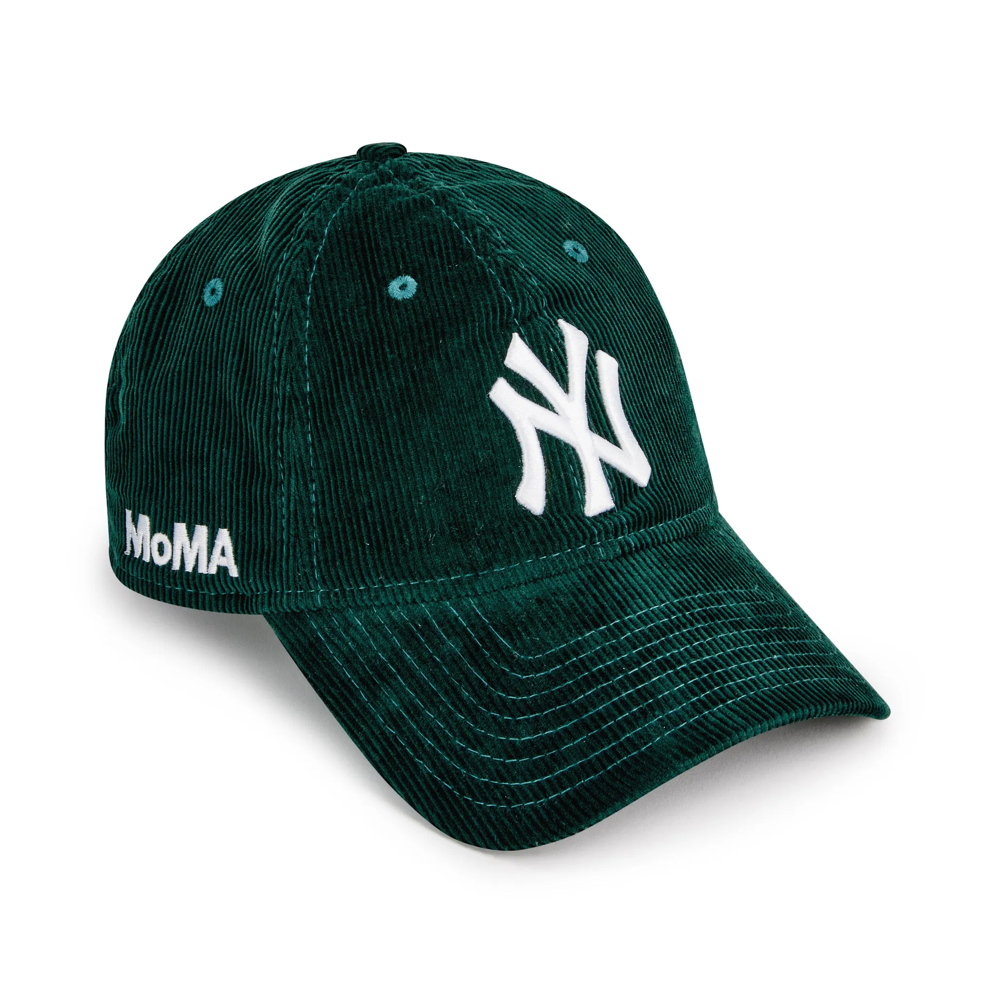 MoMA NY Yankees 9TWENTY Corduroy Adjustable Baseball Cap - Dark Green