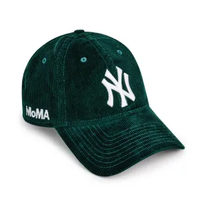 MoMA NY Yankees 9TWENTY Corduroy Adjustable Baseball Cap - Dark Green