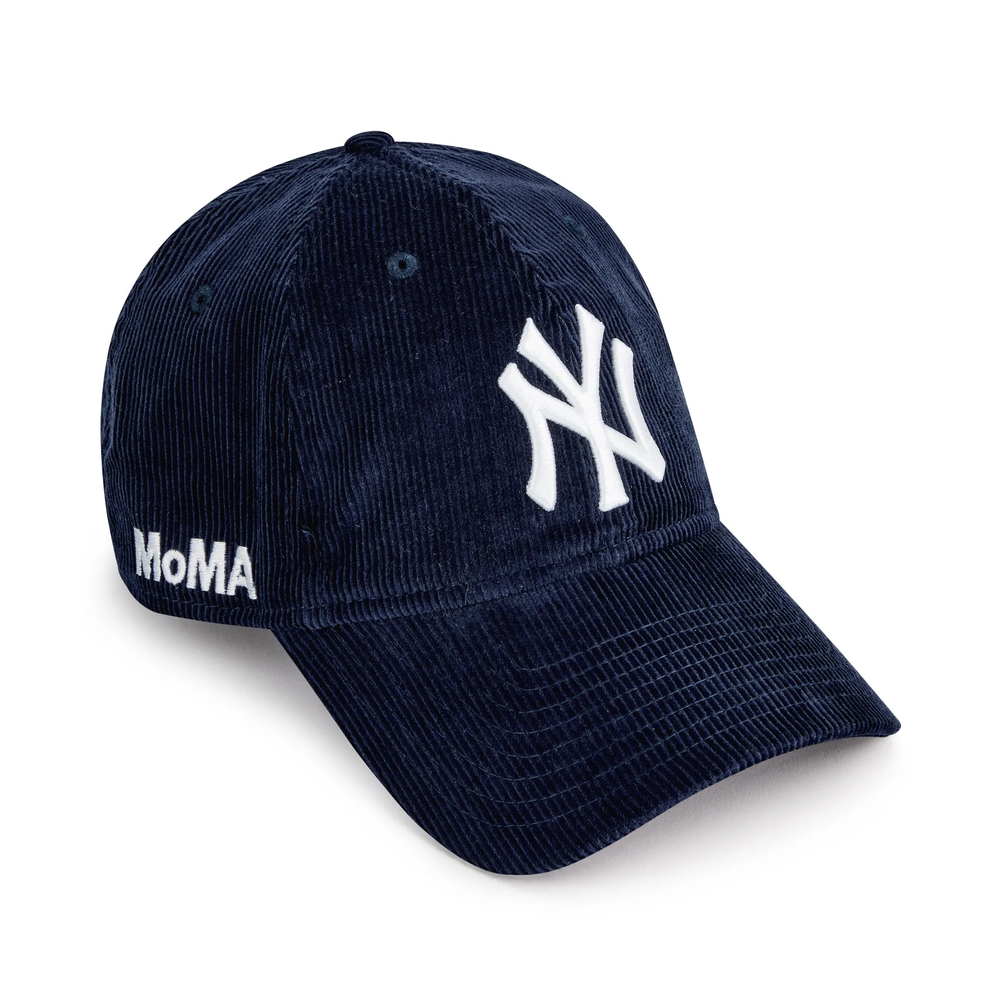 MoMA NY Yankees 9TWENTY Corduroy Adjustable Baseball Cap - Midnight Navy